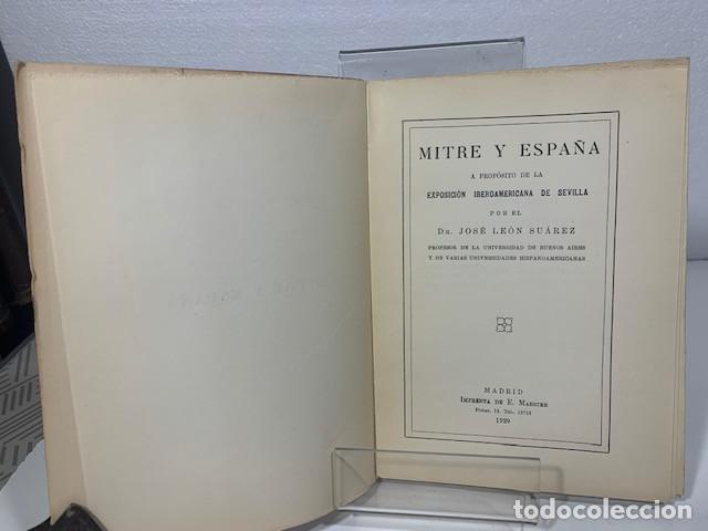 Libros: MITRE Y ESPA&Ntilde;A LEON SUAREZ JOSE 1929 - Foto 7