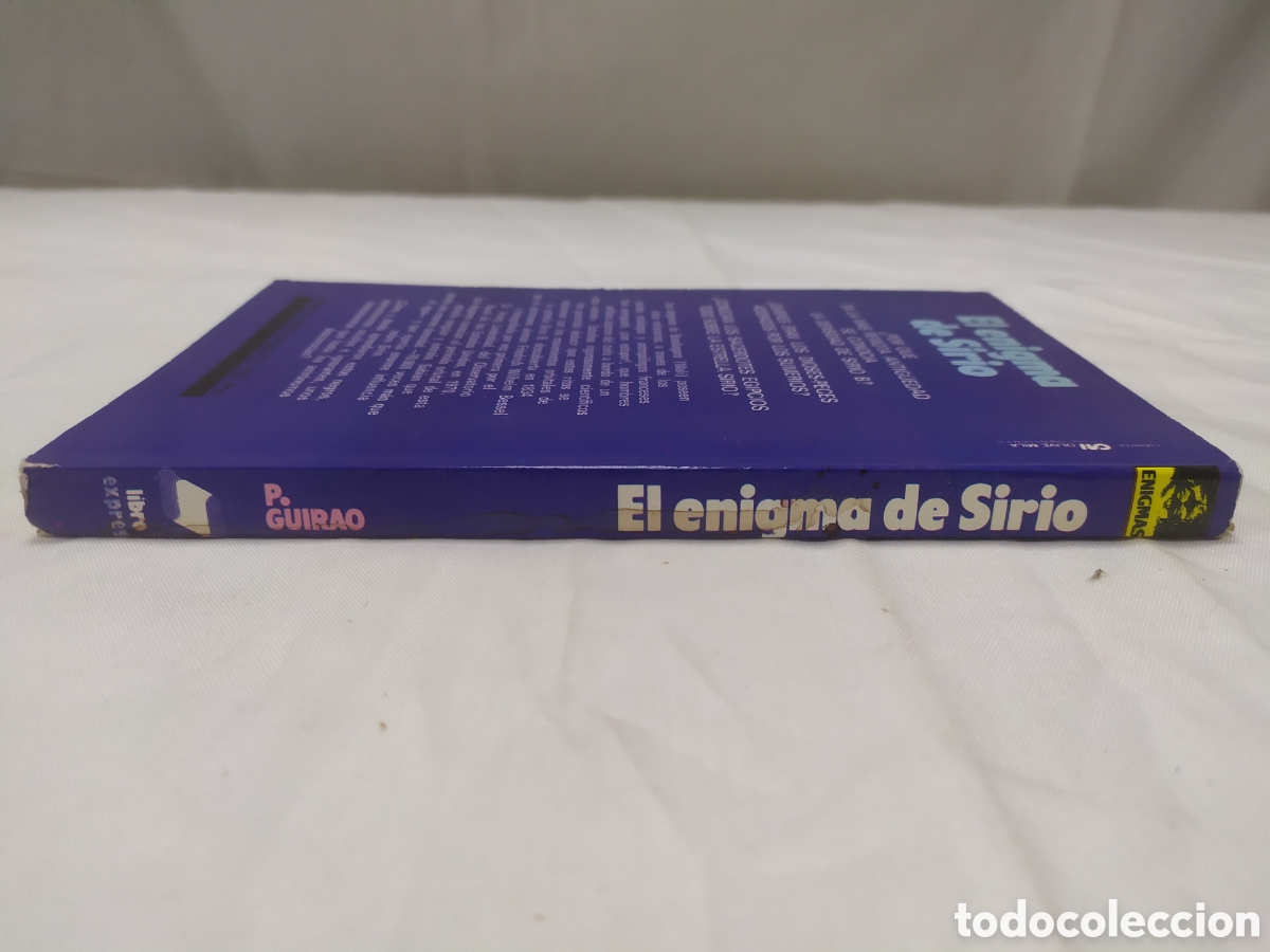Libros: El enigma de Sirio. P. Guirao,1988 - Foto 2