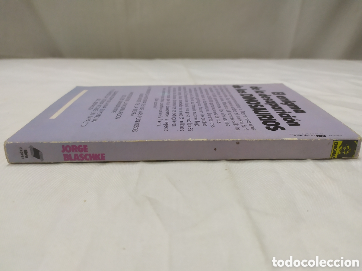 Libros: El enigma de la desaparici&oacute;n de los dinosaurios, Jorge Blaschke, 1989 - Foto 2