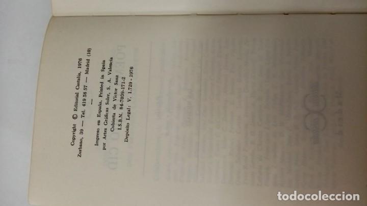 Libros: Poema de M&iacute;o Cid - An&oacute;nimo - Foto 4