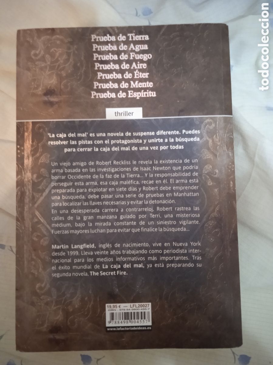 Libros: La caja del mal. PRIMERA EDICI&Oacute;N - Foto 2