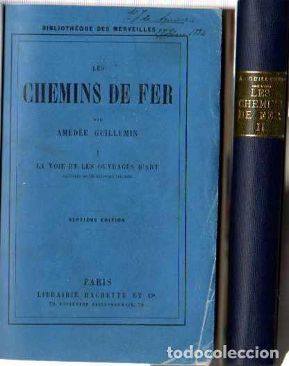Libros: Les Chemins de Fer. - Guillemin, Am&eacute;d&eacute;e - Foto 1