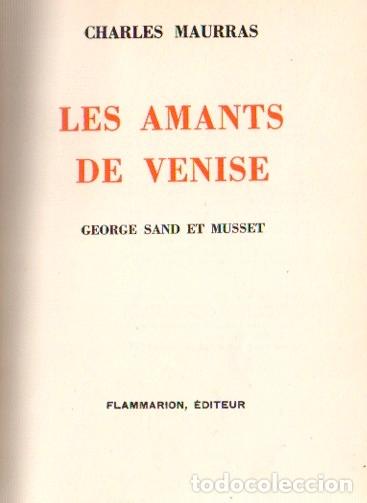 Libros: Les amants de Venise - Maurras, Charles - Foto 1