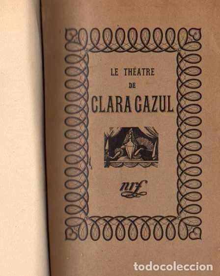 Libros: Th&eacute;atre de Clara Gazul - M&eacute;rimee, Prosper - Foto 1