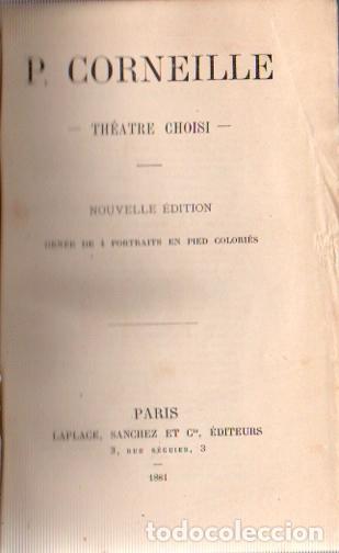 Libros: Th&eacute;atre Choisi - Corneille, Pierre - Foto 1