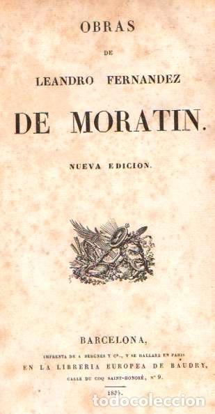 Libros: Obras. - Fern&aacute;ndez de Morat&iacute;n, Leandro - Foto 1