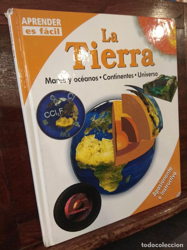 Libros: Aprender es f&aacute;cil. La tierra, mares y oc&eacute;anos, continentes, universo - Foto 1