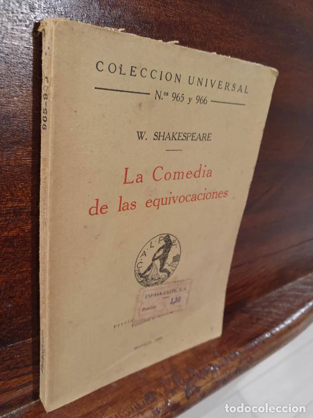 Libros: La comedia de las equivocaciones - Foto 1