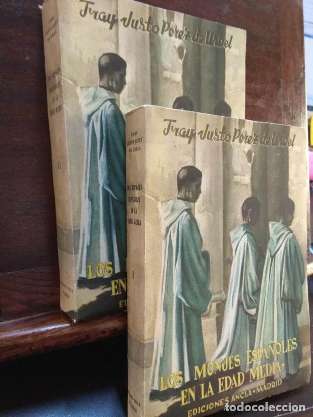 Livros em segunda m&atilde;o: Los monjes espa&ntilde;oles en al Edad Media (dos tomos)
