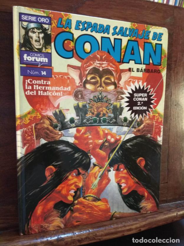 Libros: La espada salvaje de Conan El Barbaro. &iexcl;Contra la Hermandad del Halc&oacute;n! - Foto 1