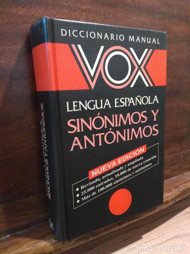 Libros: Diccionario Vox Sin&oacute;nimos y Ant&oacute;nimos - Foto 1