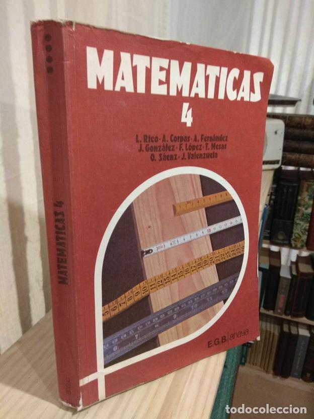 Libros: Matem&aacute;ticas 4 - Foto 1
