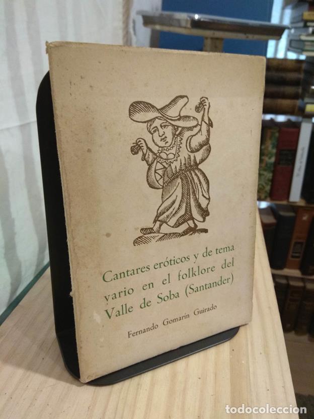 Libros: Cantares er&oacute;ticos y de tema vario en el folklore del Valle de Soba (Santander) - Foto 1