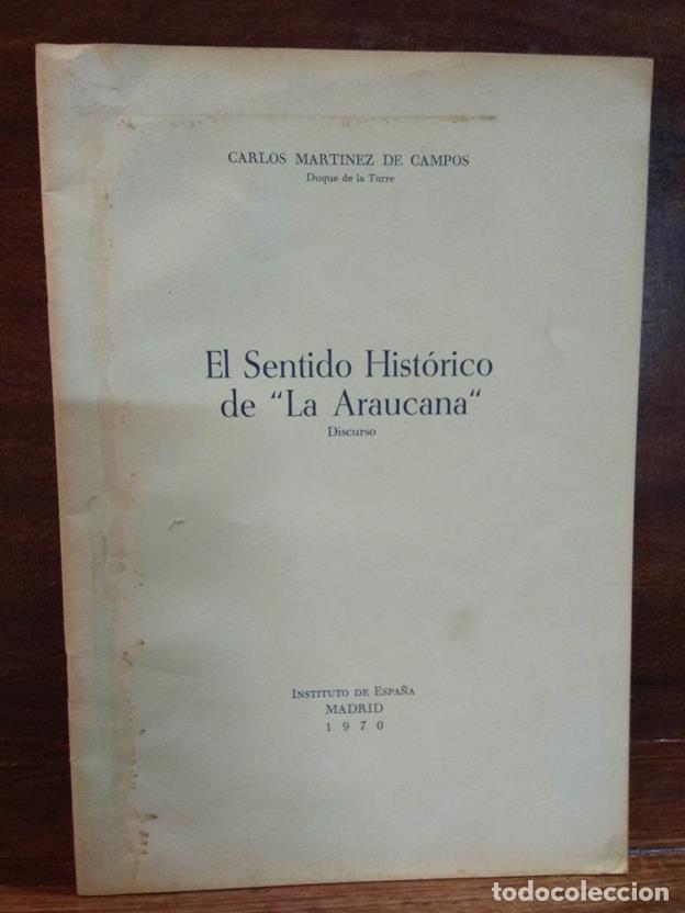 Libri di seconda mano: El sentido hist&oacute;rico de La Araucana