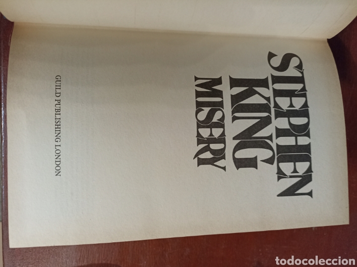 Libros: Stephen King misery ( en ingl&eacute;s) 1ra edici&oacute;n 1987 - Foto 5