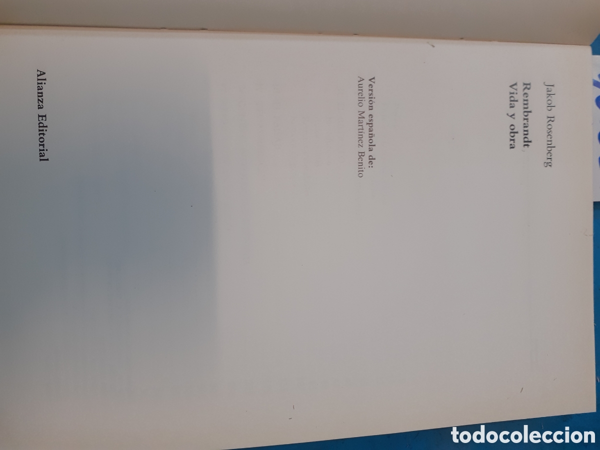 Libros: REMBRANDT. Vida y obra - ROSENBERG,Jakob - Foto 4
