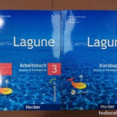 Libros: LAGUNE 3 KURSBUCH ALUMNO Y ARBEITSBUCH3 .HUEBER PACAK DE 2 LIBROS CONTIENE CD B1. Lote 362805760