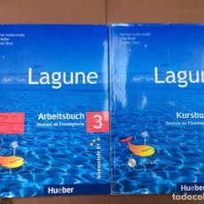 Libros: LAGUNE 3 KURSBUCH ALUMNO Y ARBEITSBUCH3 .HUEBER PACAK DE 2 LIBROS CONTIENE CD B1. Lote 362806690