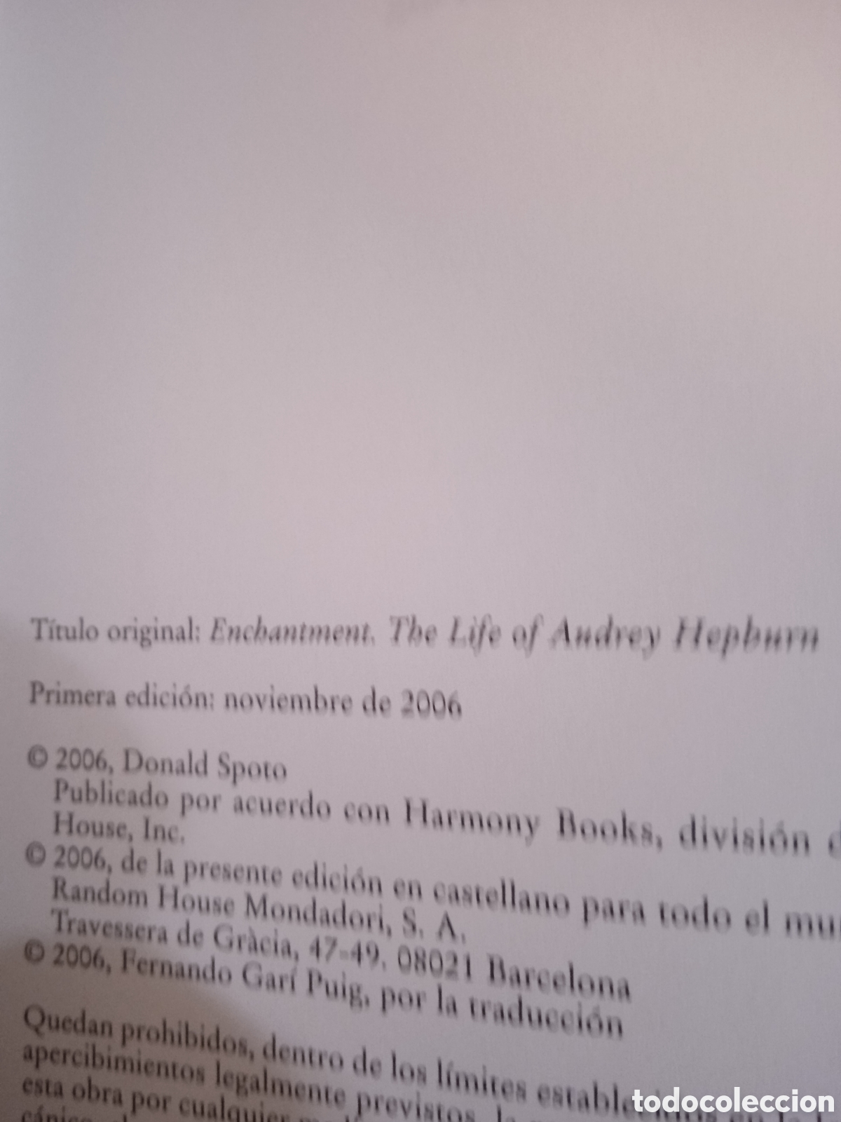 Libros: Audrey hepburn. La biograf&iacute;a PRIMERA EDICI&Oacute;N - Foto 2