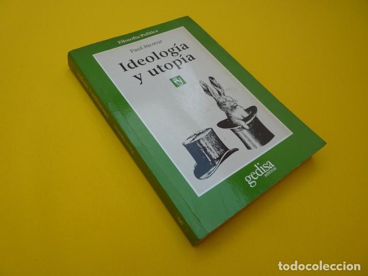 Libros: LIBRO IDEOLOGIA Y UTOPIA - Paul Ricoeur - Gedisa Editorial - Subrayado (1) - Foto 1