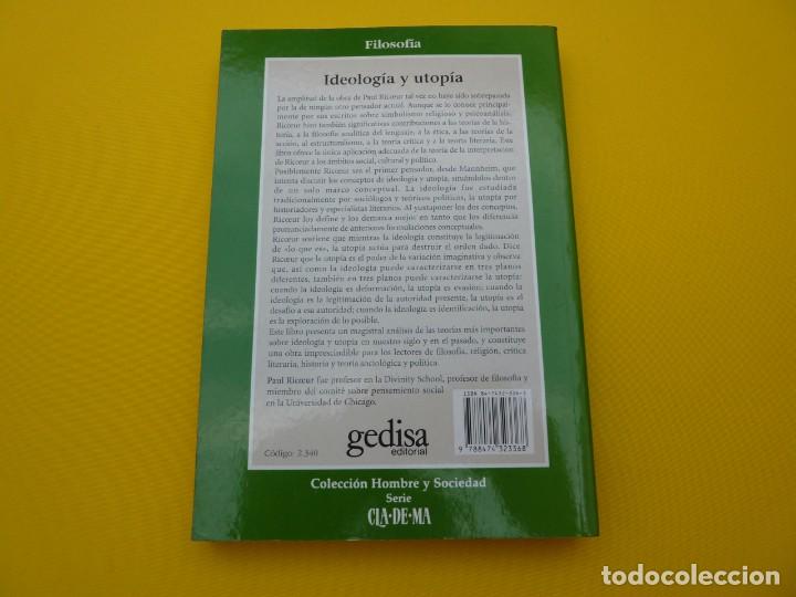 Libros: LIBRO IDEOLOGIA Y UTOPIA - Paul Ricoeur - Gedisa Editorial - Subrayado (1) - Foto 3