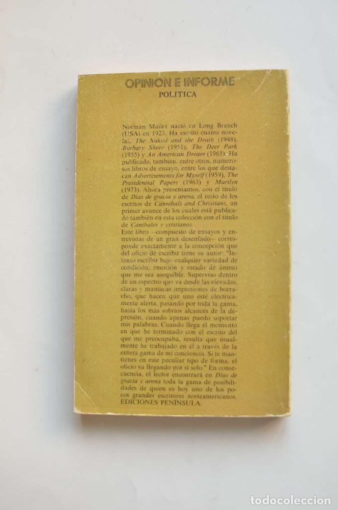 Libros: D&iacute;as de gracia y arena - MAILER, Norman - Foto 3