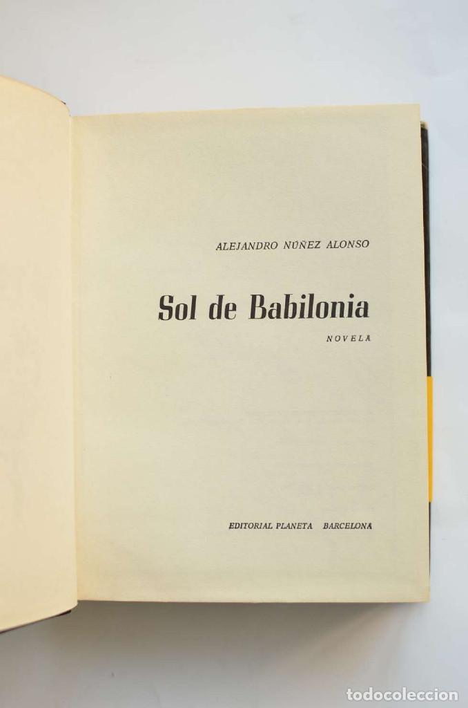 Libros: Sol de Babilonia - NU&Ntilde;EZ ALONSO, Alejandro - Foto 3