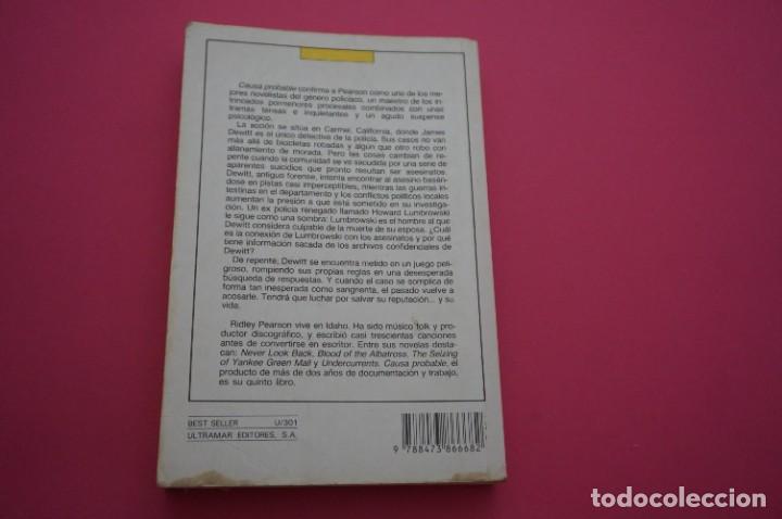 Libros: AMF-14B/ CAUSA PROBABLE - RIDLEY PEARSON / ULTRAMAR EDITORES - Foto 5