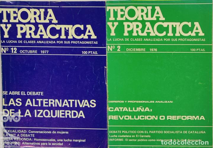 Libros: Lote 2 n&uacute;meros Revista Teor&iacute;a y Pr&aacute;ctica - Aa. Vv. - Foto 1