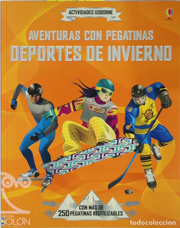 Libros: Aventuras con pegatinas - Deportes de invierno - Jonathan Melmoth - Foto 1