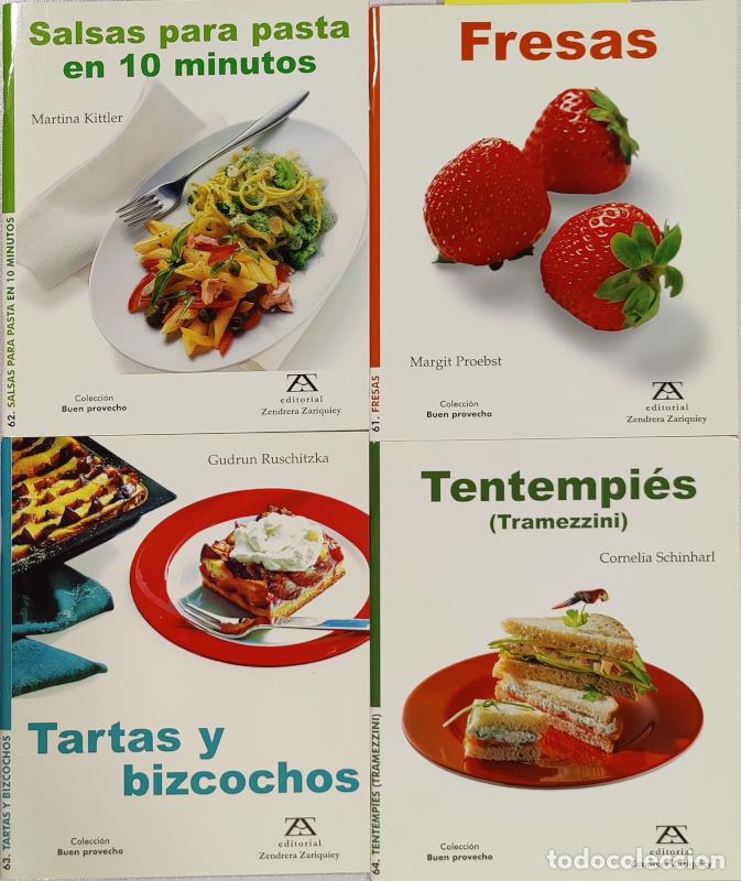 Libros: Lote: Fresas-Salsa para pasta en 10 minutos-Tentempi&eacute;s-Tartas y bizcochos - Aa. Vv.