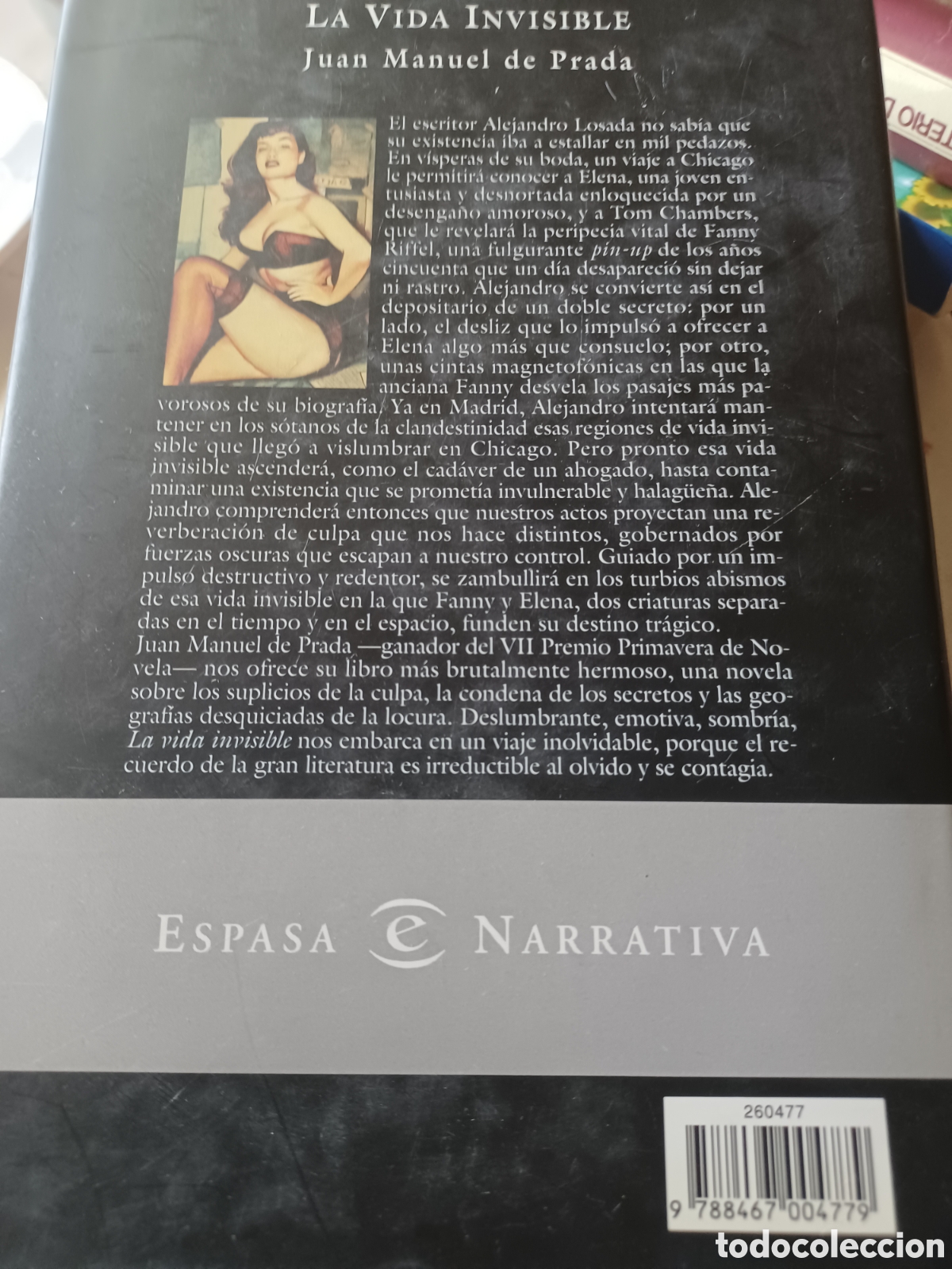 Libros: Barybook C33 . La vida invisible Juan Manuel de Prada Espasa - Foto 2
