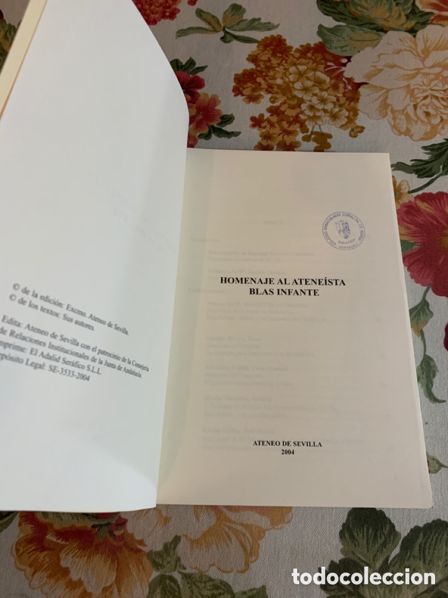 Libros: Homenaje al atene&iacute;sta Blas Infante. - Foto 4