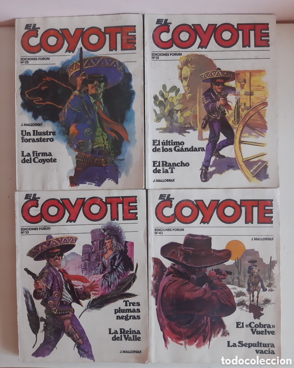 Libros: LOTE 4 NOVELAS DOBLES EL COYOTE - Foto 1
