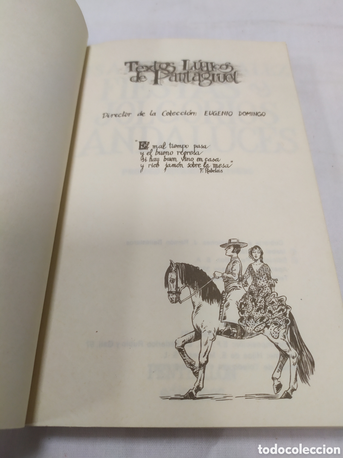 Libros: Fiestas y jolgorios andaluces. Penthalon ediciones, 1981 - Foto 3