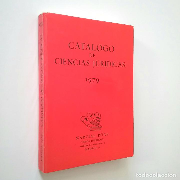 Libros: Cat&aacute;logo de ciencias jur&iacute;dicas 1979 - Foto 1