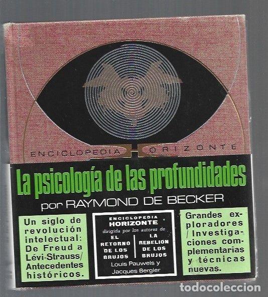Libros: PSICOLOGIA DE LAS PROFUNDIDADES - LA - BECKER, RAYMOND DE - Foto 5
