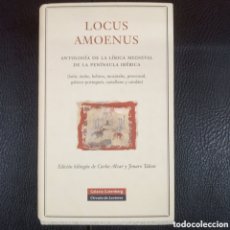 Libros: LOCUS AMOENUS ANTOLOGÍA DE LA LÍRICA MEDIEVAL DE LA PENÍNSULA IBÉRICA. Lote 363612595