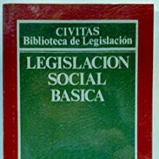 Libros: LEGISLACIÓN SOCIAL BÁSICA. Lote 363797525