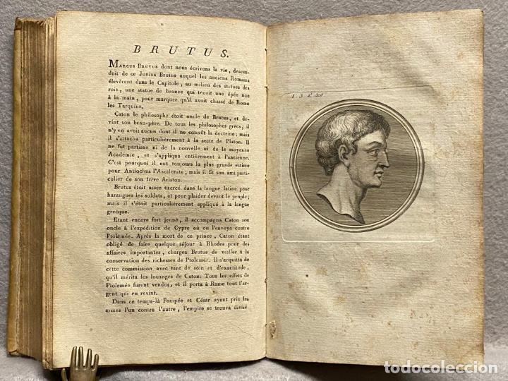 Libros: VIES DES HOMMES ILLUSTRES. 4 tomos. - PLUTARQUE. - Foto 16