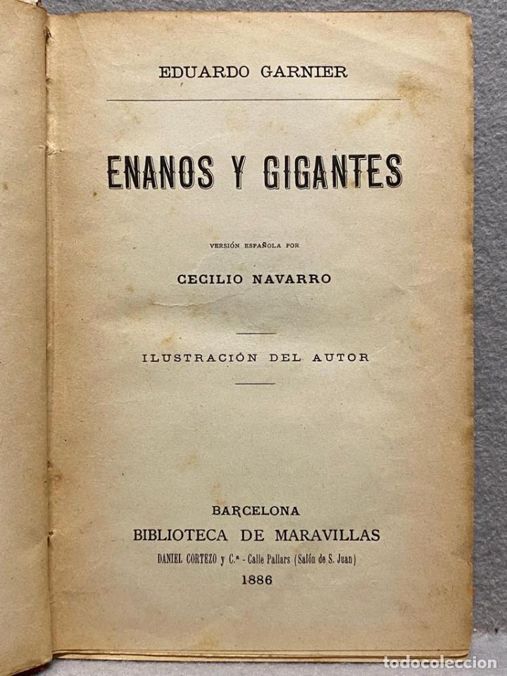 Libros: ENANOS Y GIGANTES. - GARNIER, EDUARDO. - Foto 2