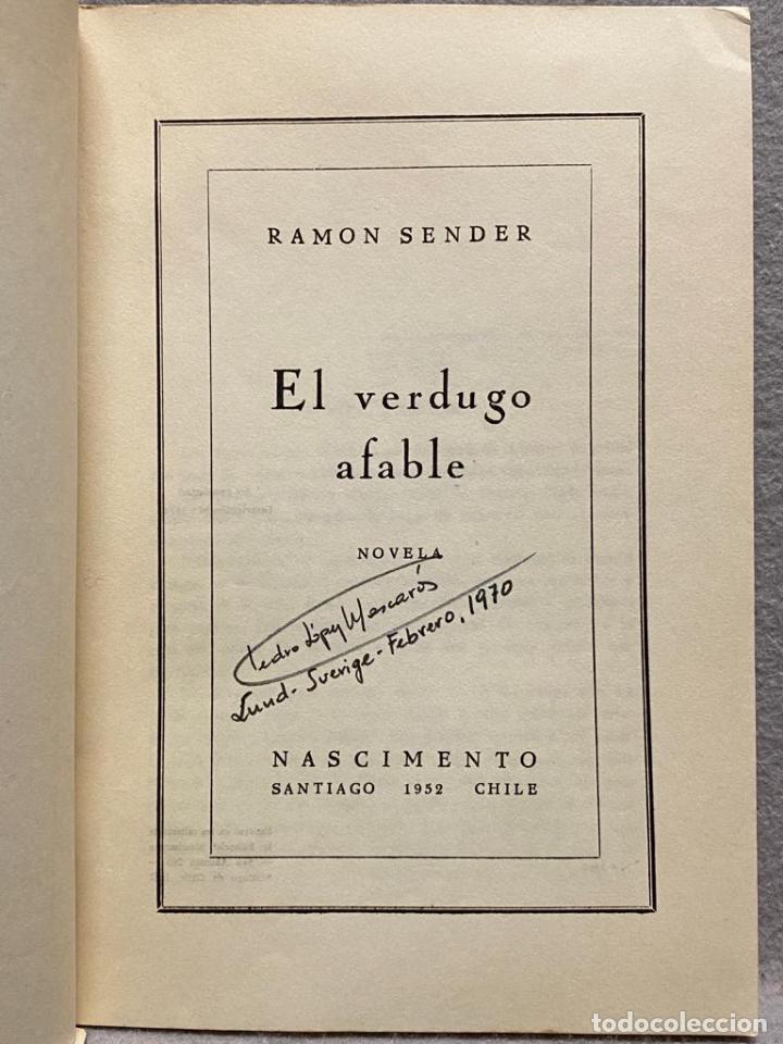 Libros: EL VERDUGO AFABLE. - SENDER, RAM&Oacute;N. - Foto 2
