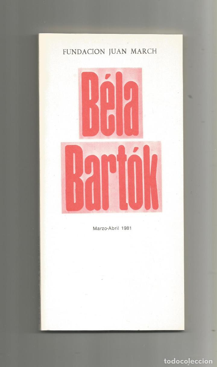 Libros: B&eacute;la Bart&oacute;k. - Foto 1