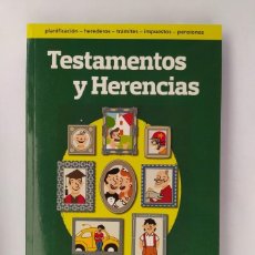 Libros: TESTAMENTOS Y HERENCIAS. - PILAR CAMPOS RUIZ. TDK740B. Lote 364145351
