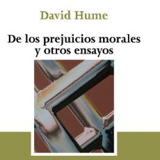Libros: DE LOS PREJUICIOS MORALES Y OTROS ENSAYOS (CLÁSICOS - CLÁSICOS DEL PENSAMIENTO). Lote 364198516