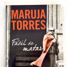 Libros: FÁCIL DE MATAR.- TORRES, MARUJA. Lote 364558776