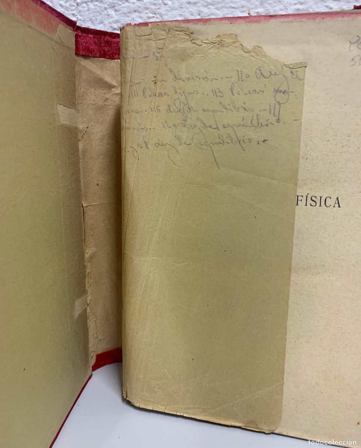 Libros: ELEMENTOS DE FISICA - D. EDUARDO LOZANO Y PONCE DE LEON - Foto 2