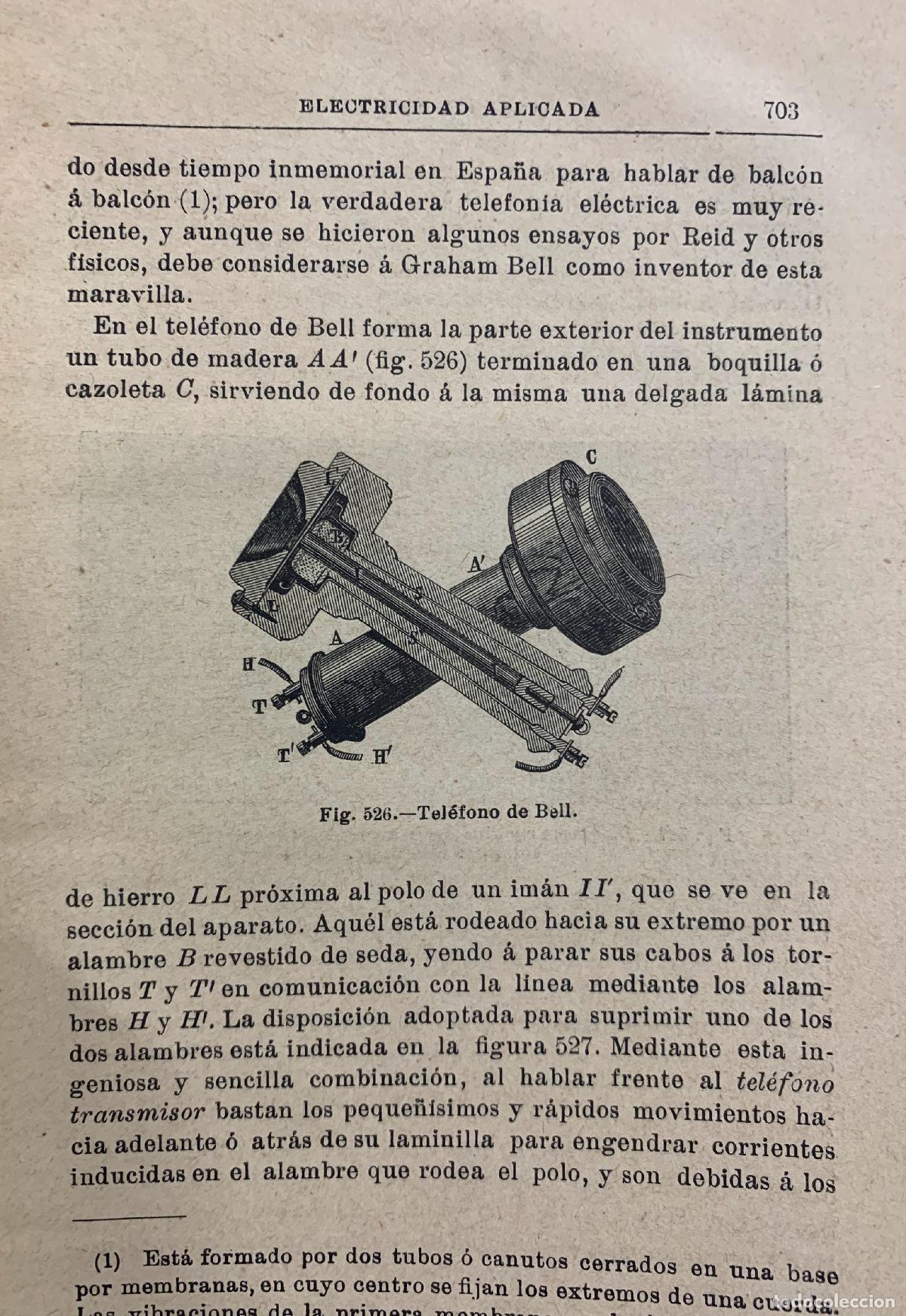 Libros: ELEMENTOS DE FISICA - D. EDUARDO LOZANO Y PONCE DE LEON - Foto 5