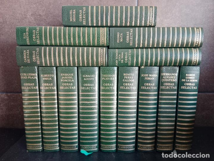 Libros: OBRAS SELECTAS. CARROGIO. LOTE DE 14 LIBROS. - Foto 1