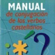 Libros: MANUAL DE CONJUGACION DE LOS VERBOS CASTELLANOS (9788482382210). Lote 364787616